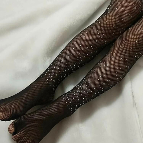 Chic Sparkle Rhinestone Tights